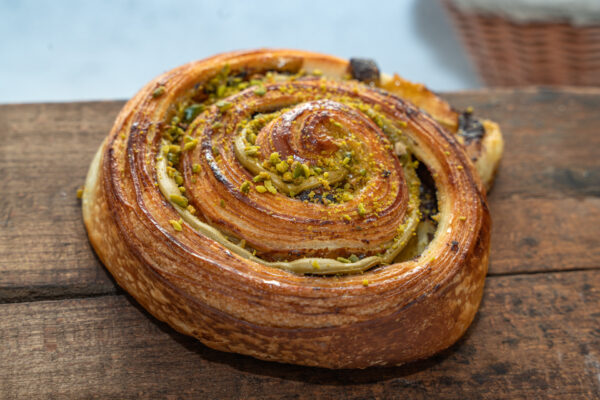 Watterlot boulangerie Saint Valéry sur Somme roulé chocolat pistache viennoiserie