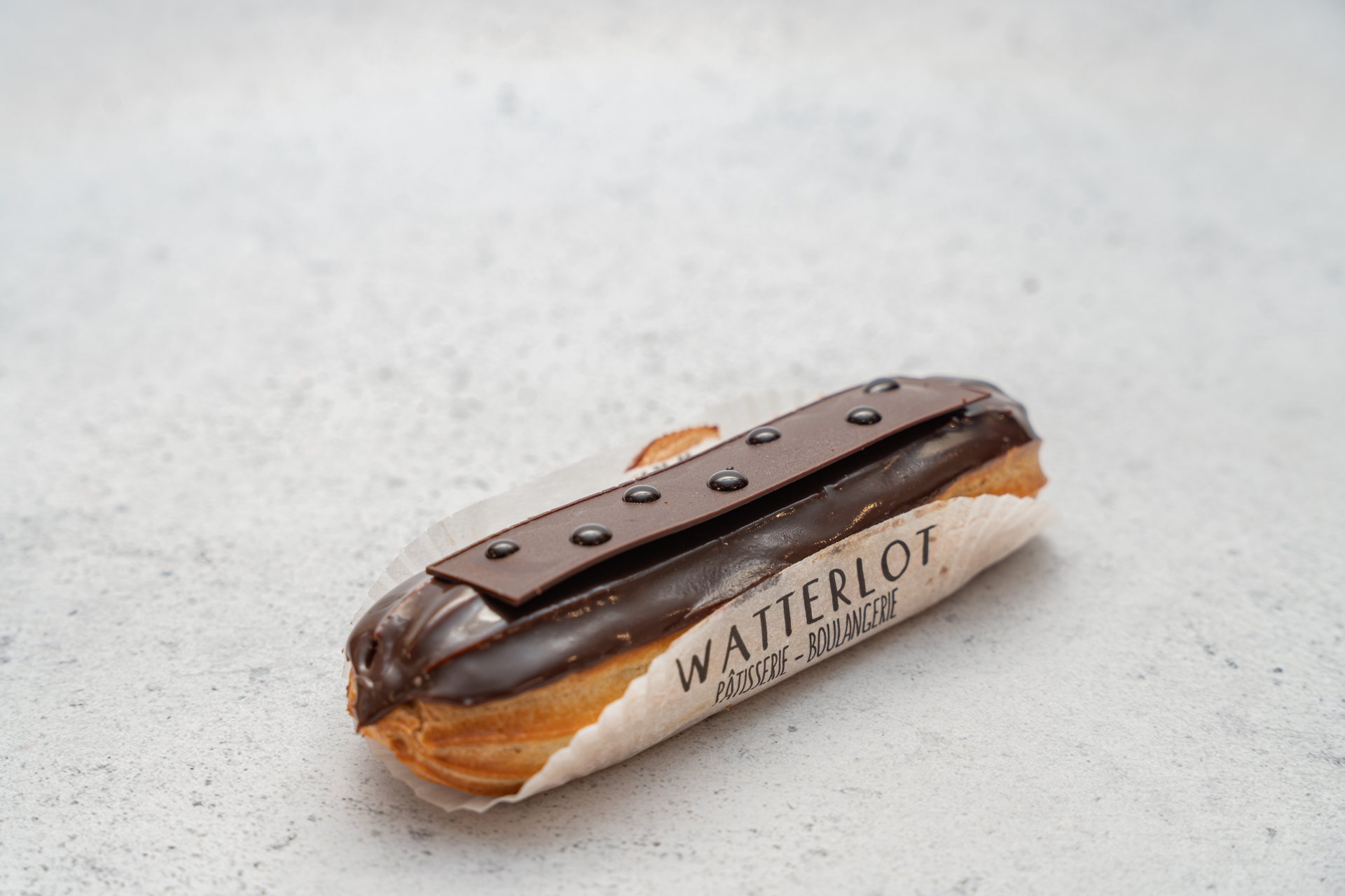 Watterlot pâtisserie boulangerie Saint Valéry sur Somme pâtisserie individuel éclair au chocolat