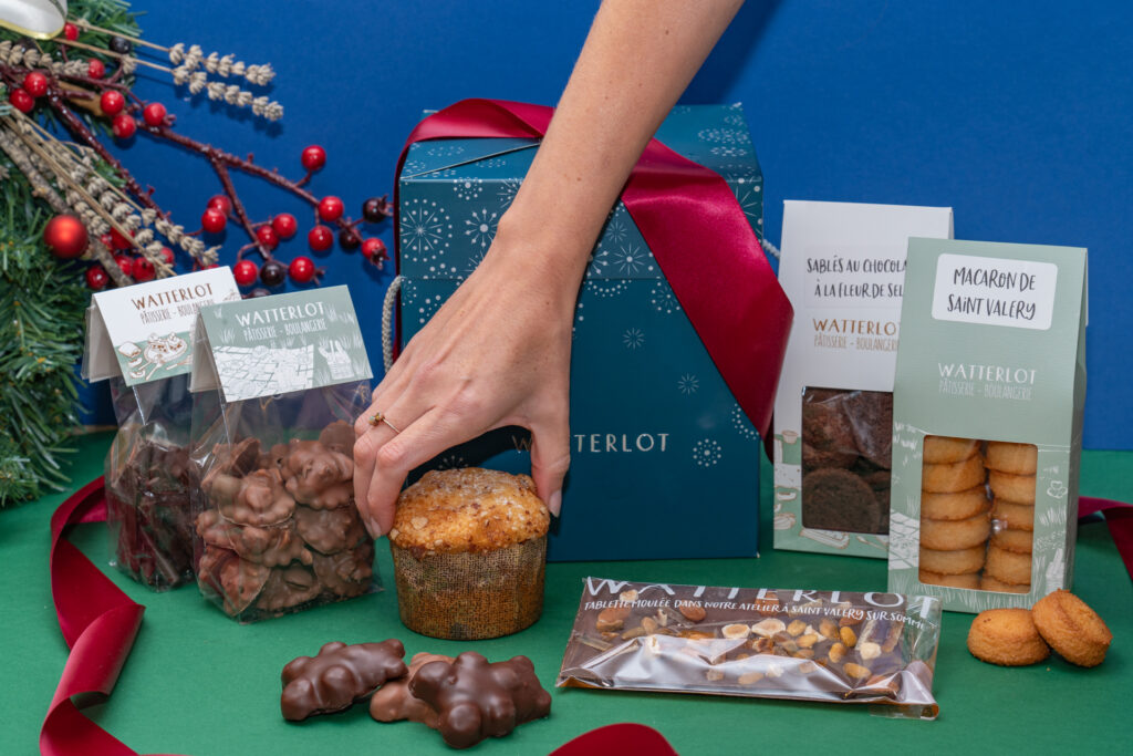 Watterlot boulangerie Saint Valéry sur Somme coffret cadeau noël assortiment gourmand