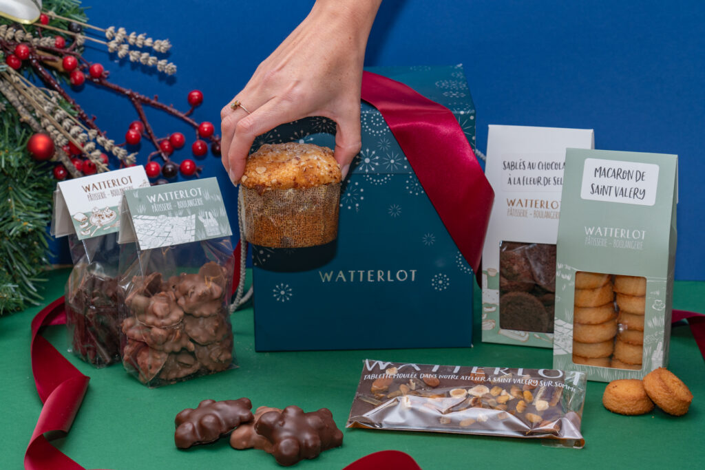 Watterlot boulangerie Saint Valéry sur Somme coffret cadeau noël assortiment gourmand