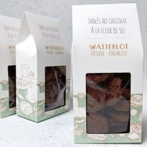 Watterlot pâtisserie boulangerie Siant-Valery sur Somme Sablés chocolat fleur de sel