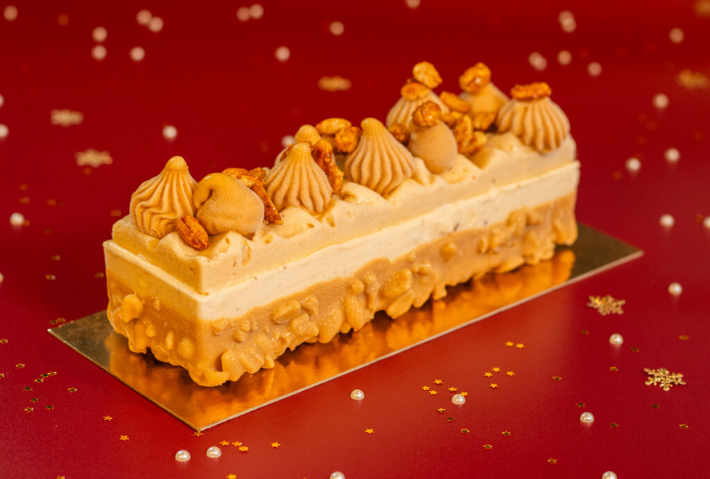 Watterlot boulangerie pâtisserie Saint Valéry sur Somme Abbeville pâtisserie Bûche Glacée Caramel Cacahuète