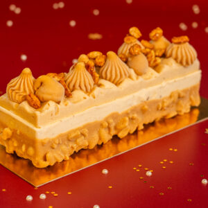 Watterlot boulangerie pâtisserie Saint Valéry sur Somme Abbeville pâtisserie Bûche Glacée Caramel Cacahuète