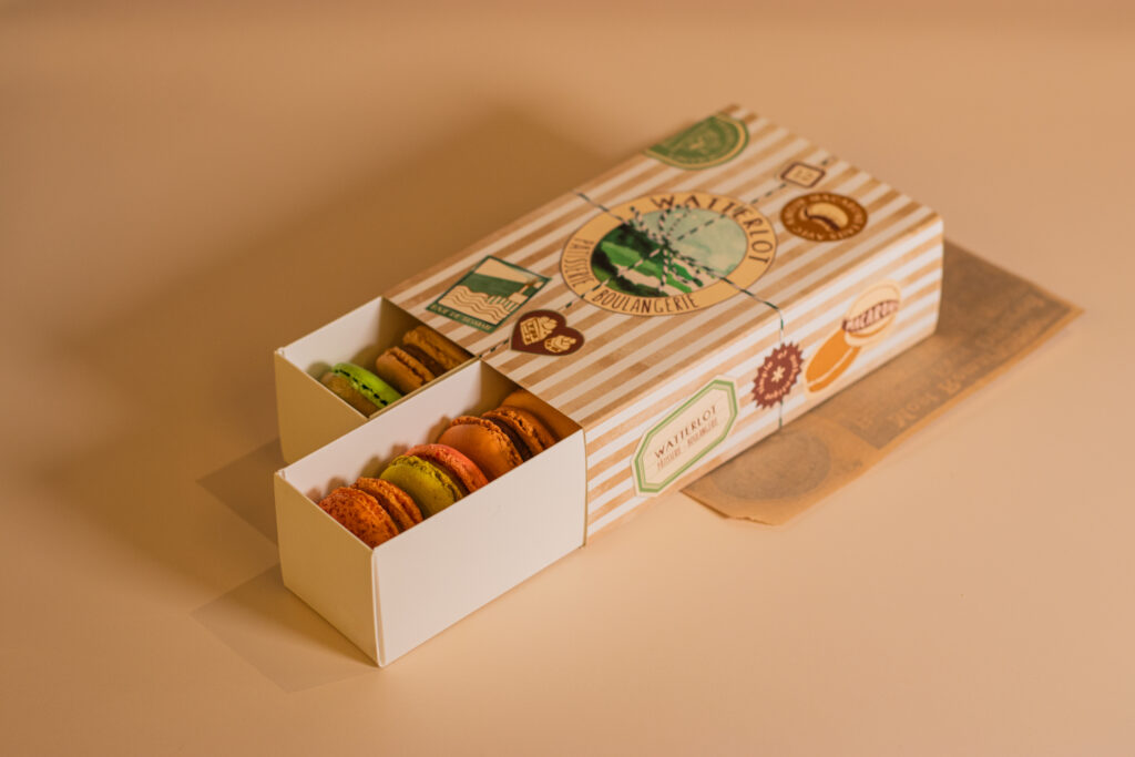 Watterlot boulangerie pâtisserie Saint Valéry sur Somme Abbeville pâtisserie Boîte assortiment 12 macarons