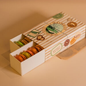 Watterlot boulangerie pâtisserie Saint Valéry sur Somme Abbeville pâtisserie Boîte assortiment 12 macarons