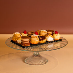 Watterlot boulangerie pâtisserie Saint Valéry sur Somme Abbeville pâtisserie Plateau Mini choux mini pâtisseries 15 pièces